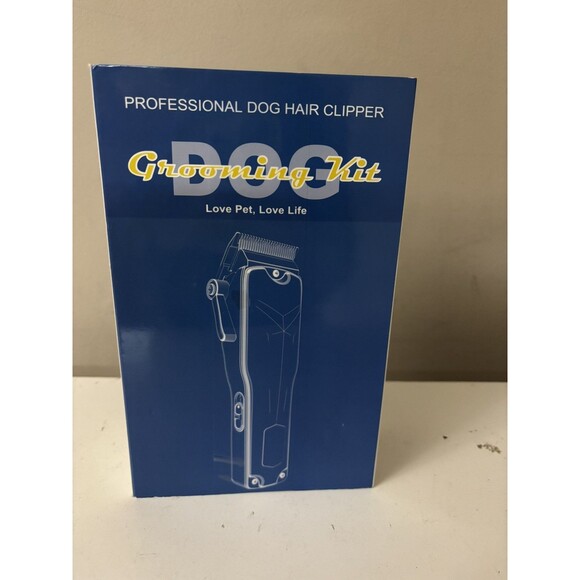 New Professional Cordless Dog Pet Hair Clippers  Grooming Kit Low Noise 8 Combs - Picture 8 of 16